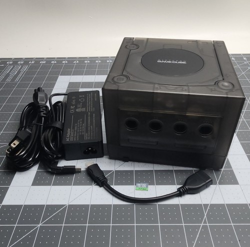Nintendo gamecube smoke black - gamecube,