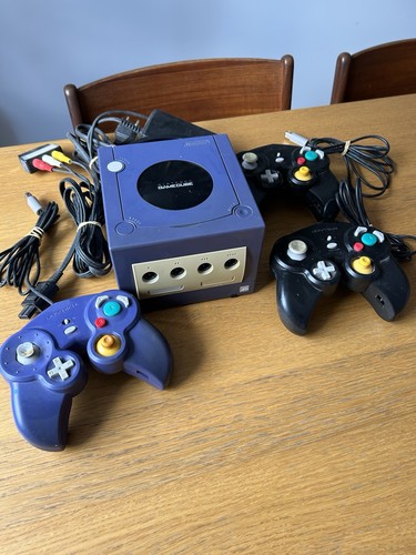 Gamecube viola con controller - gamecube,