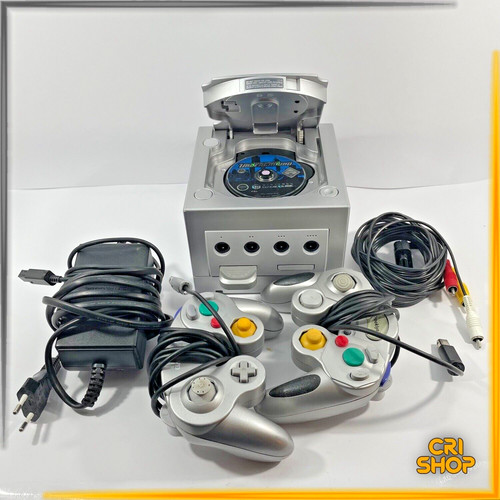 Nintendo gamecube silver - 🔥,
