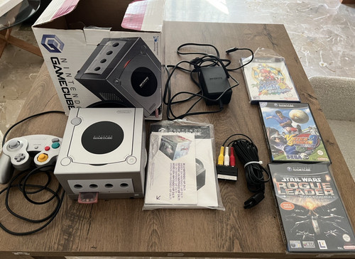 Nintendo gamecube pal - nintendo, silver